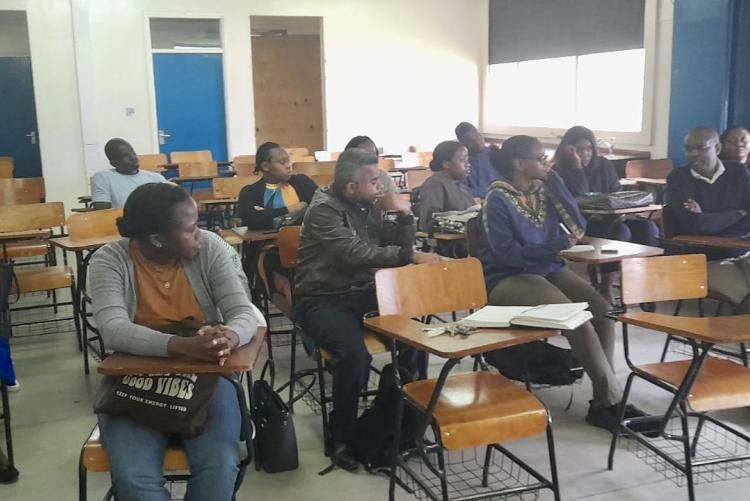 The Department staff members welcome the postgraduate students