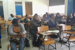 The Department staff members welcome the postgraduate students